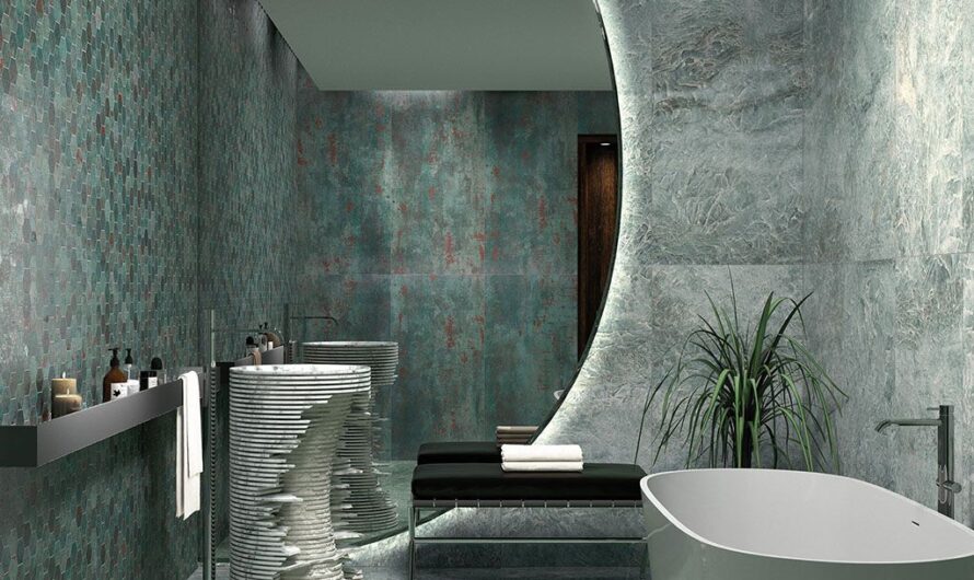 Керамогранит METAL TITANIUM 60×120 от TAU Ceramica (Испания)