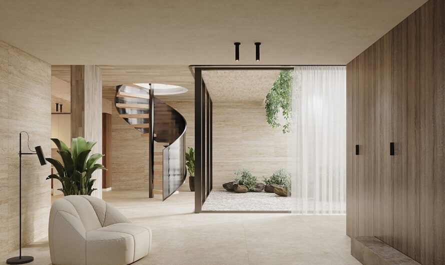 Керамогранит TRAVERTINO GOLD REC. 60×120 от TAU Ceramica (Испания)